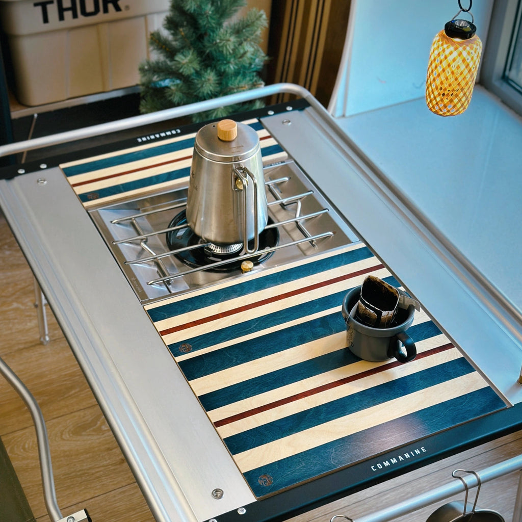 IGT Table Board – Blue Striped Wood Full/Half Unit Option