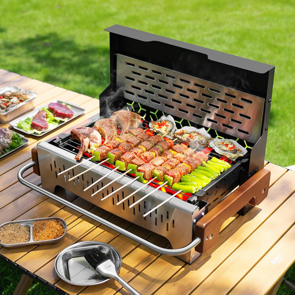 Portable Folding Charcoal Grill