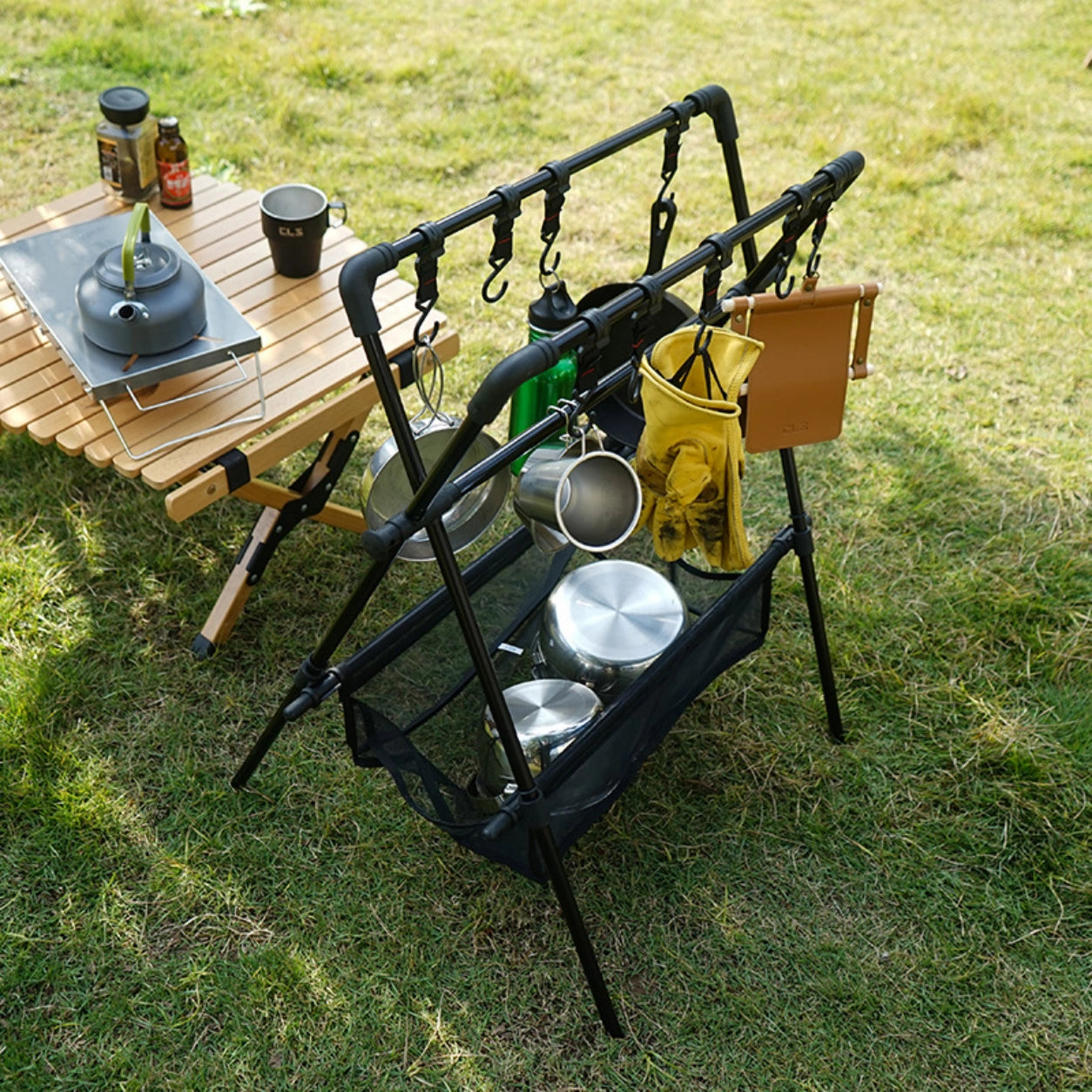 Folding Outdoor Storage Rack