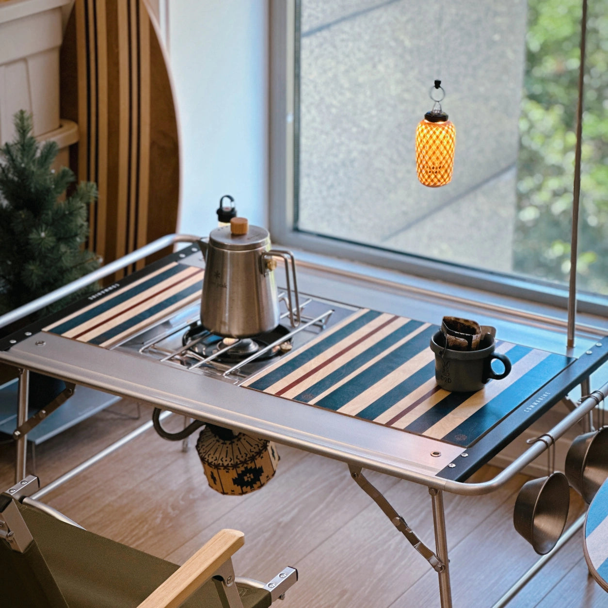 IGT Table Board – Blue Striped Wood Full/Half Unit Option