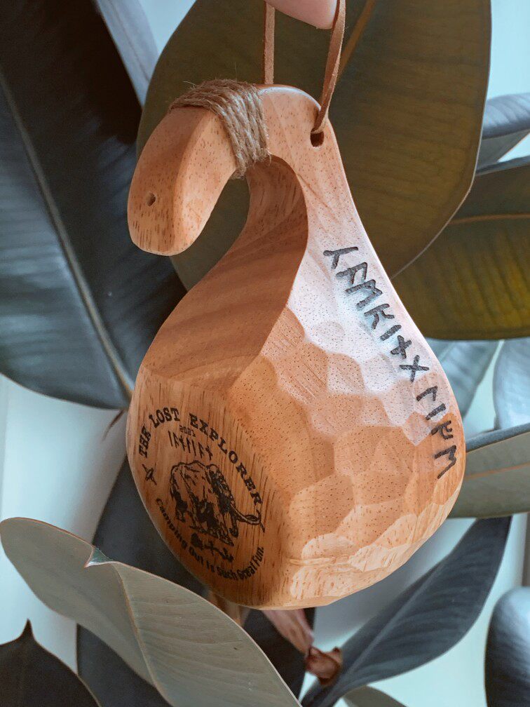 Hand Carved Oak Kuksa Cup