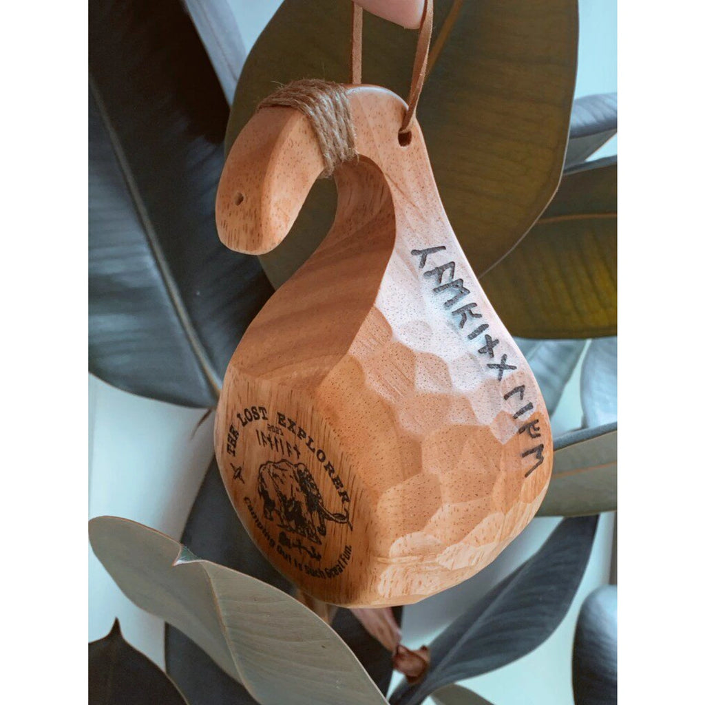 Hand Carved Oak Kuksa Cup