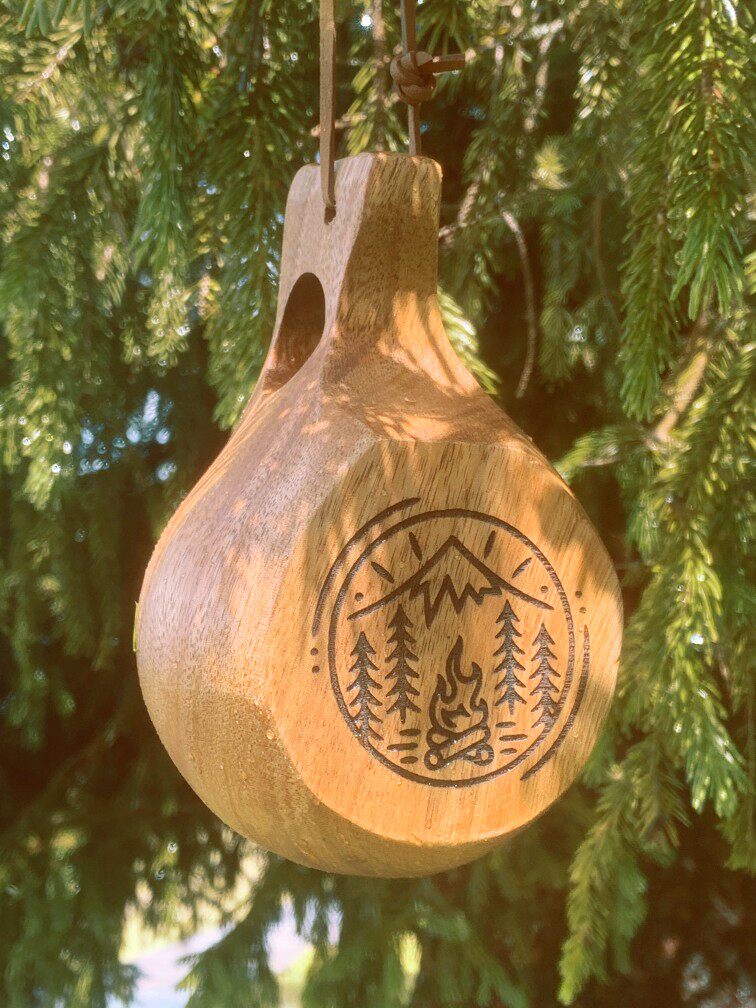 Hand Carved Acacia Wood Kuksa Cup