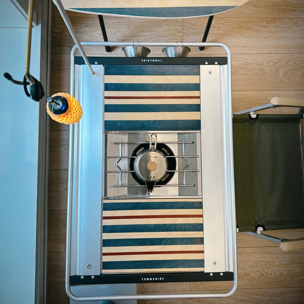 IGT Table Board – Blue Striped Wood Full/Half Unit Option