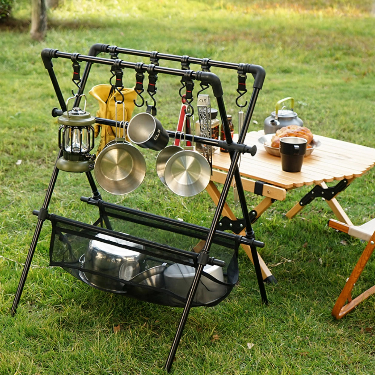 Folding Outdoor Storage Rack