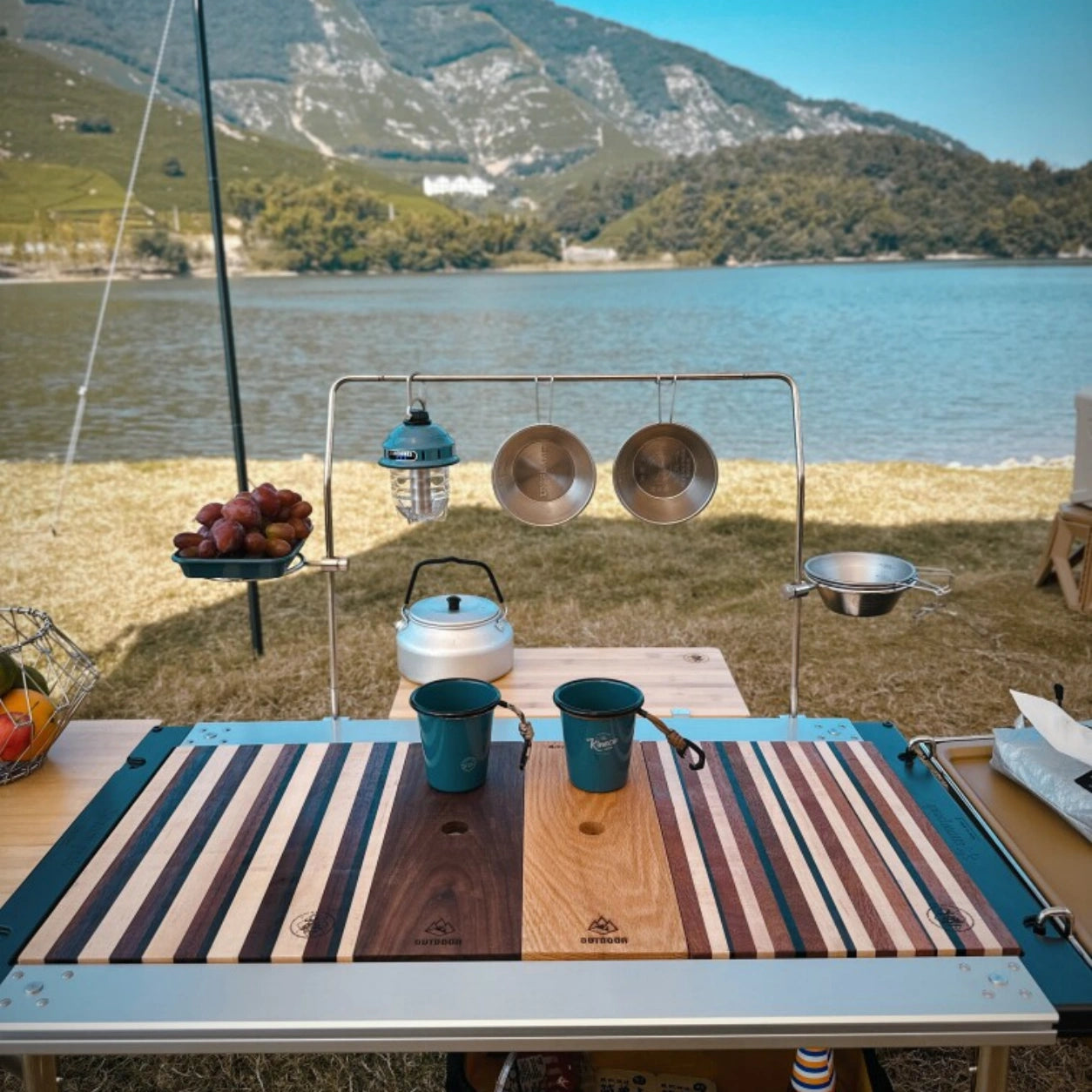 IGT Modular Table Board – Irregular Multi-Wood Inlay 1-Unit