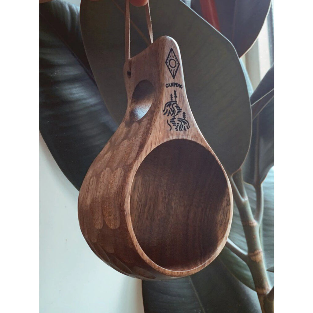 Hand Carved Solid Wood Kuksa Cup