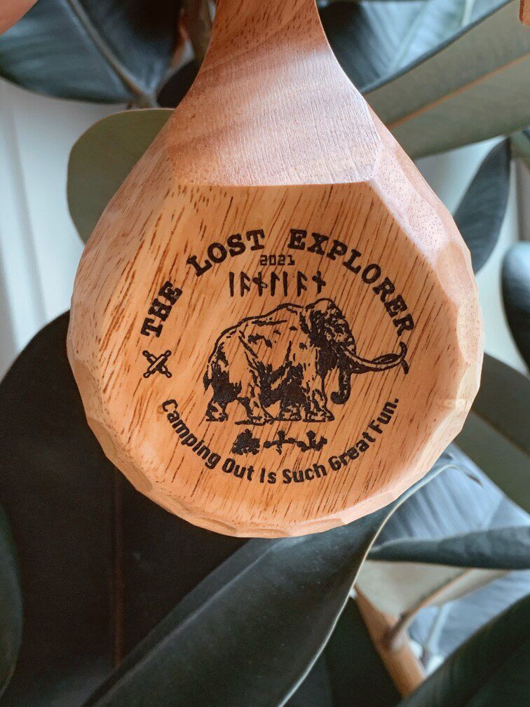 Hand Carved Oak Kuksa Cup