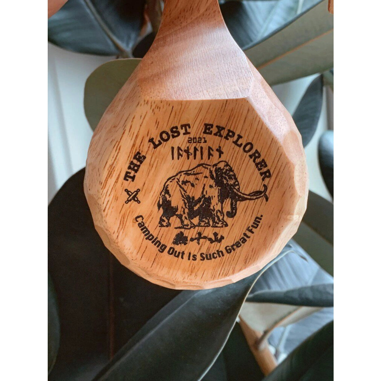 Hand Carved Oak Kuksa Cup