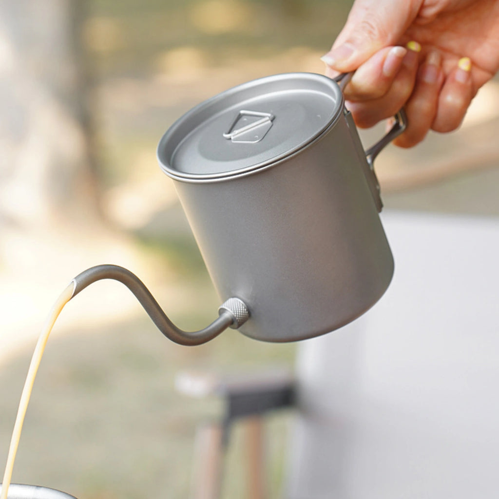 Titanium Pour Over Coffee Kettle