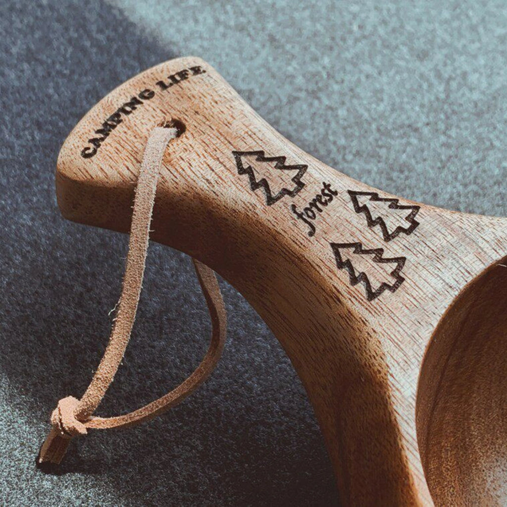 Hand Carved Solid wood Kuksa Cup