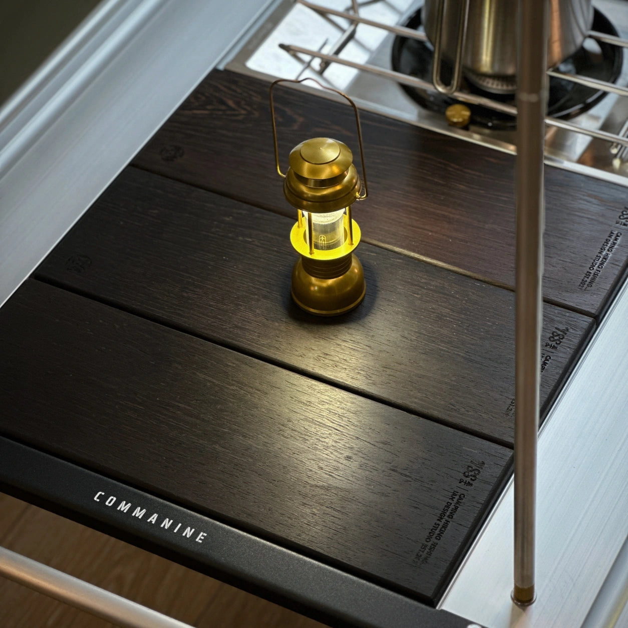 IGT Wenge Wood Table Board – 0.5 Unit Natural Wood Insert