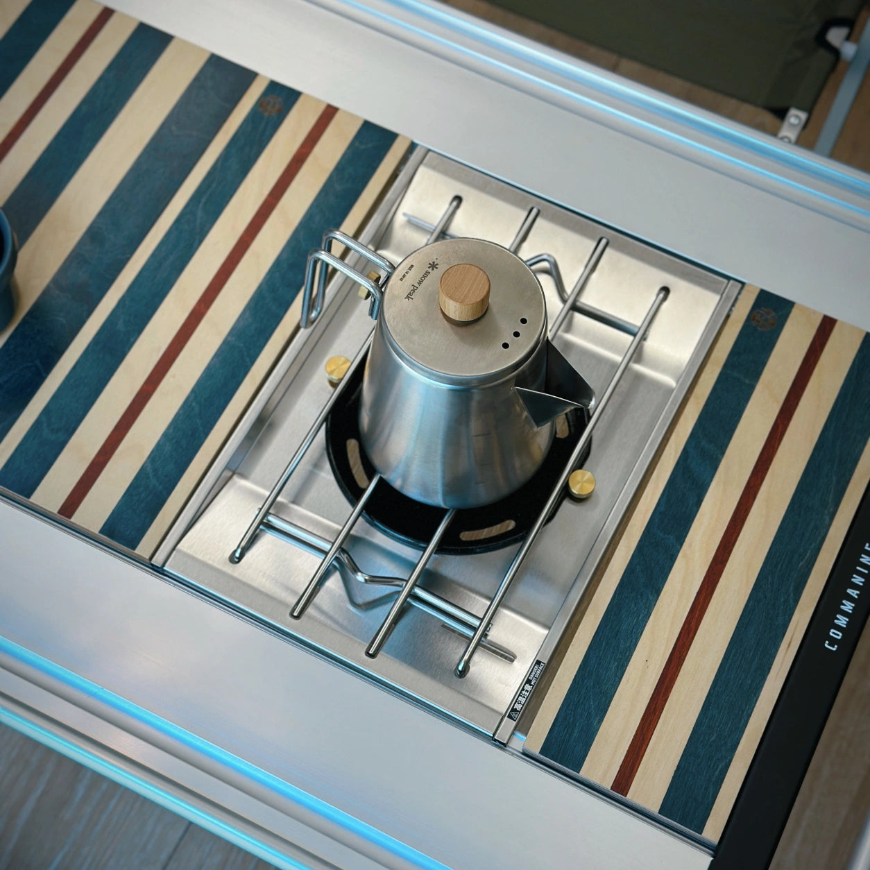 IGT Table Board – Blue Striped Wood Full/Half Unit Option