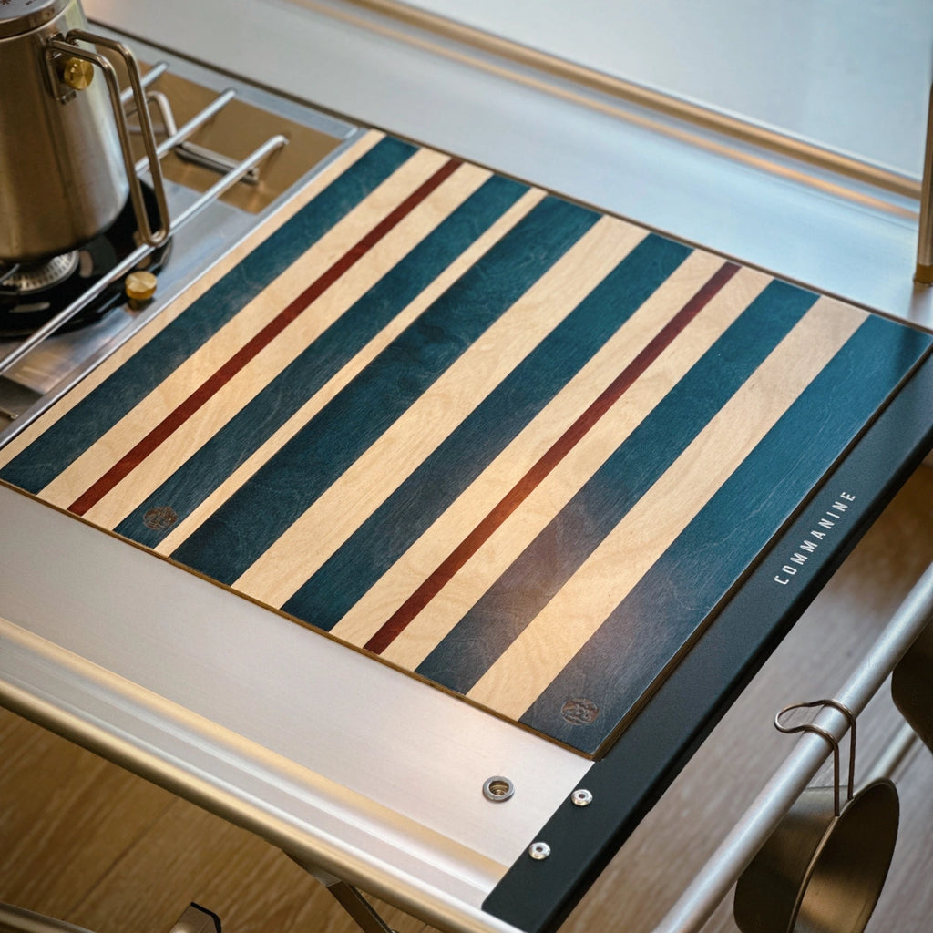 IGT Table Board – Blue Striped Wood Full/Half Unit Option