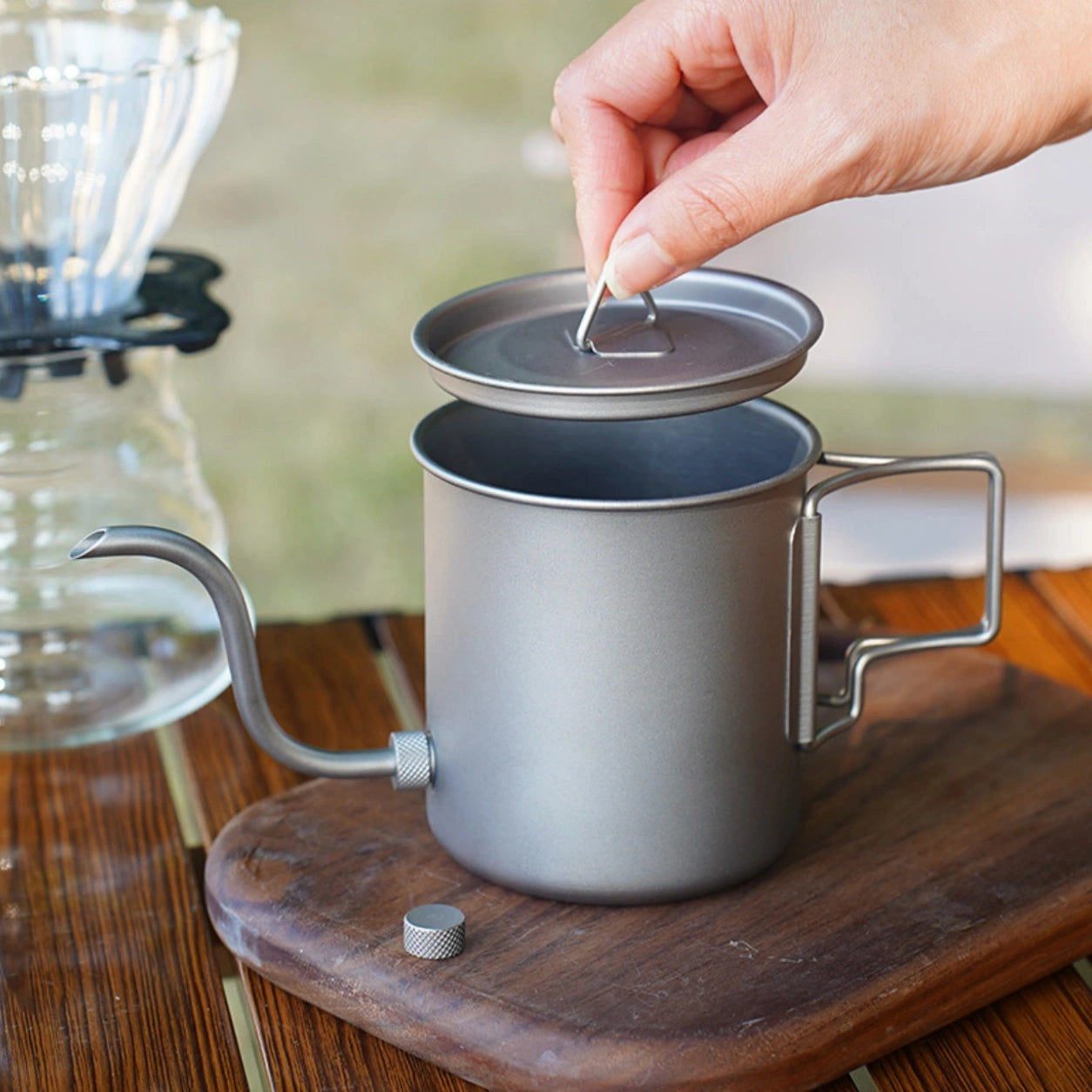 Titanium Pour Over Coffee Kettle