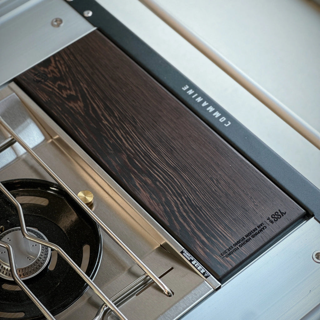 IGT Wenge Wood Table Board – 0.5 Unit Natural Wood Insert