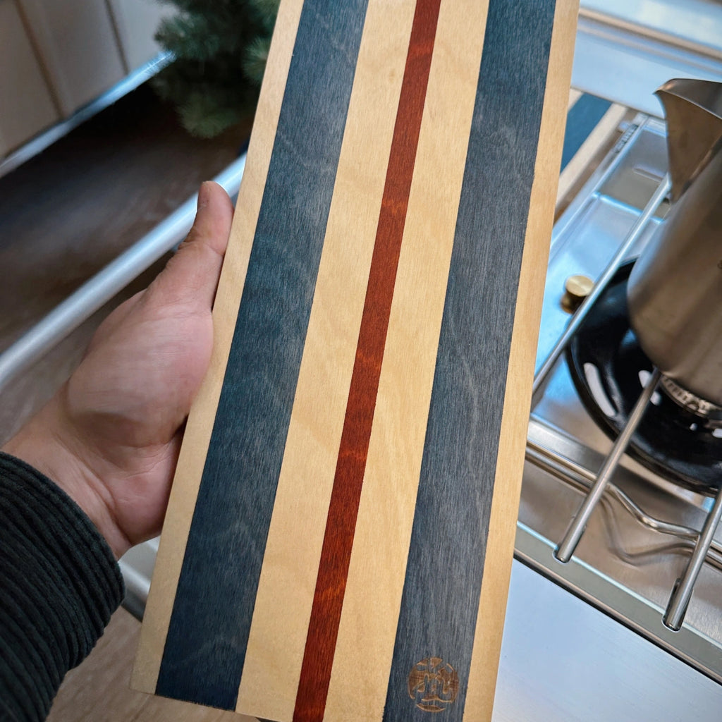 IGT Table Board – Blue Striped Wood Full/Half Unit Option