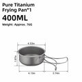 Titanium Frying Pan and Soup Pot