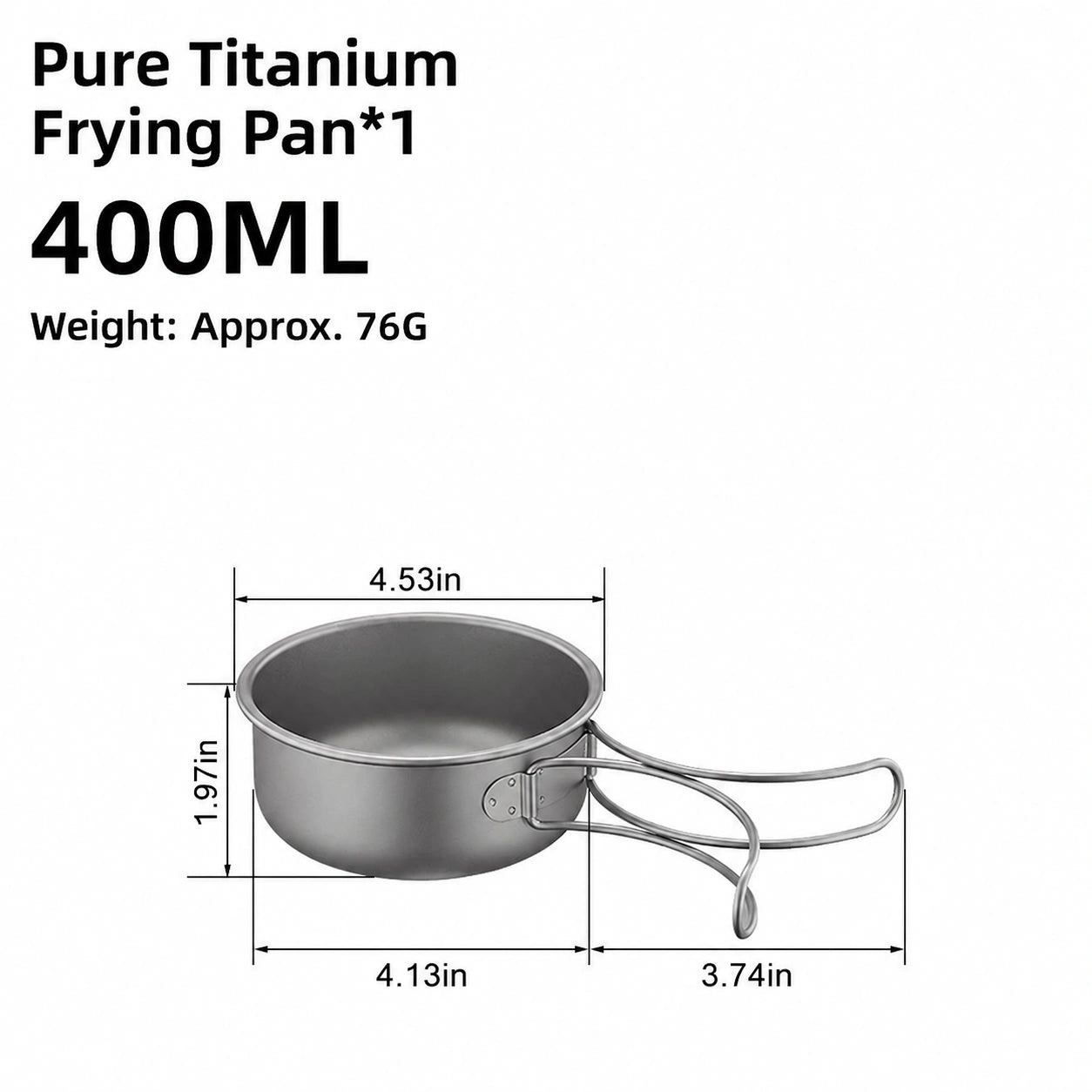 Titanium Frying Pan and Soup Pot