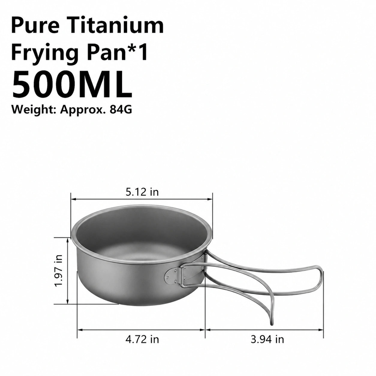 Titanium Frying Pan and Soup Pot