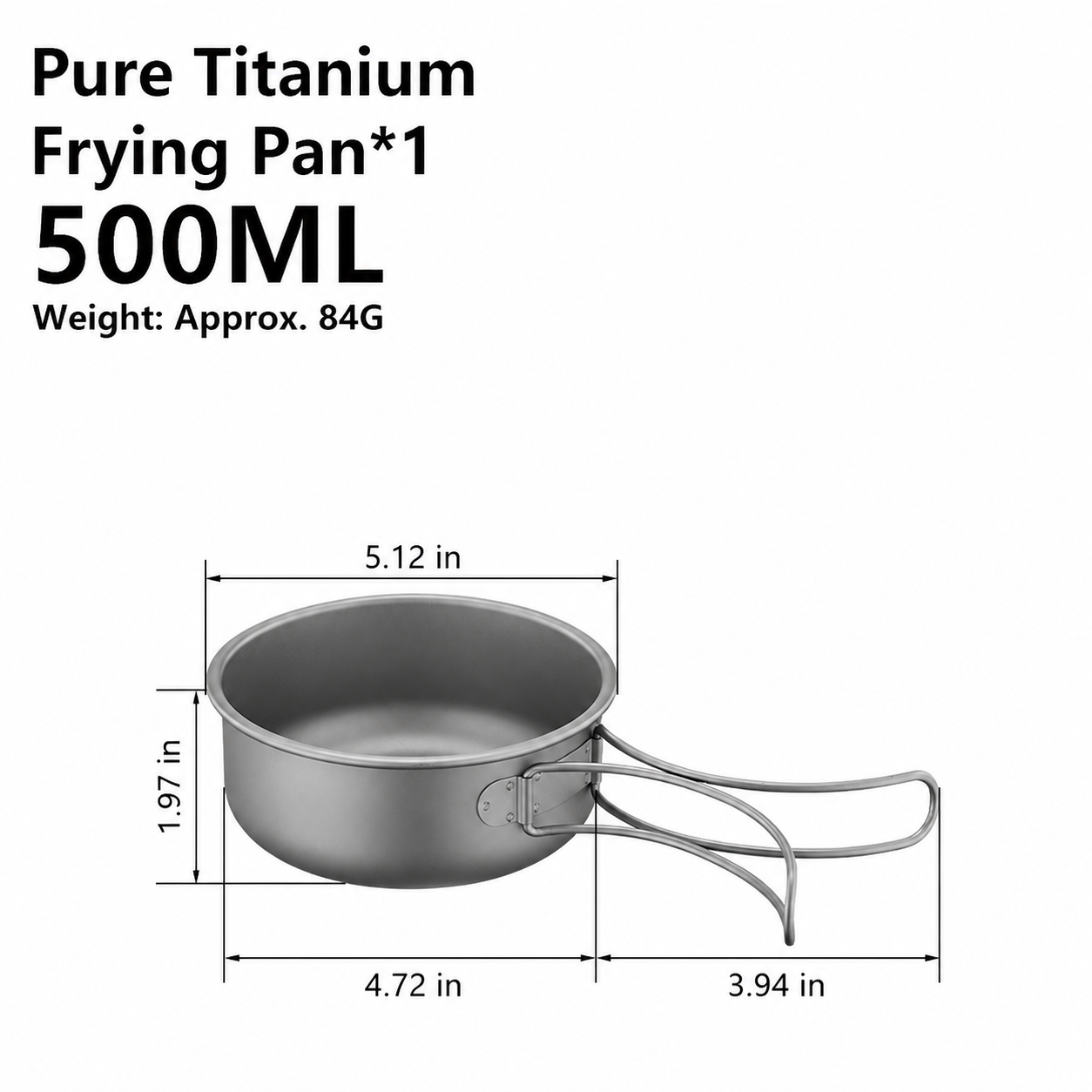 Titanium Frying Pan and Soup Pot