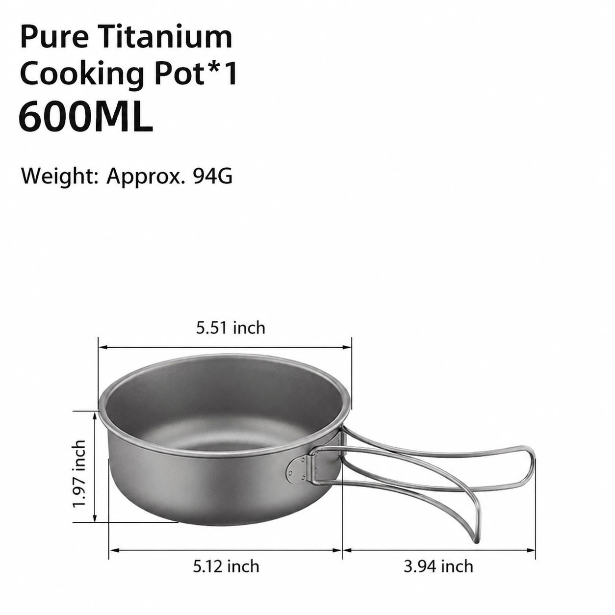 Titanium Frying Pan and Soup Pot
