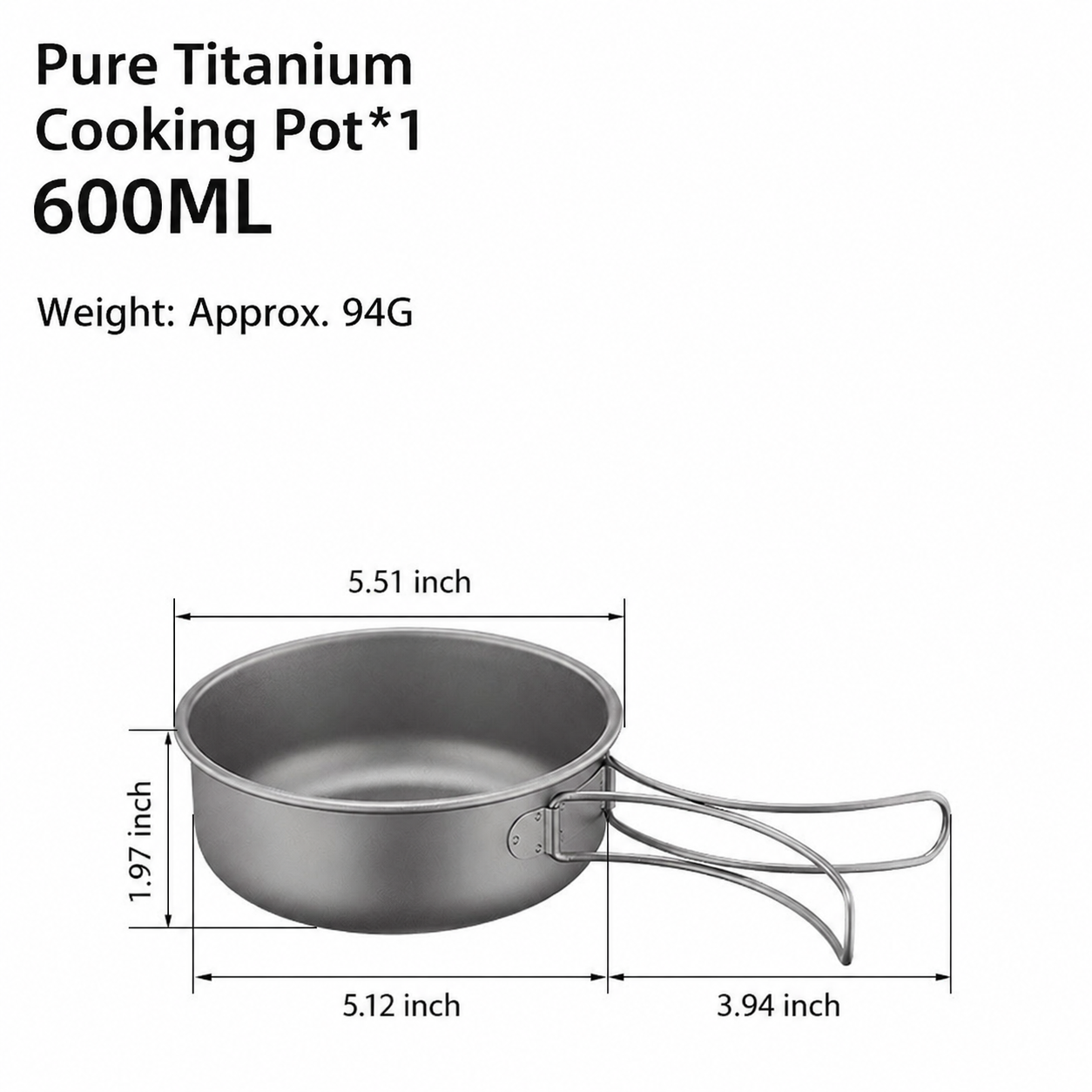 Titanium Frying Pan and Soup Pot