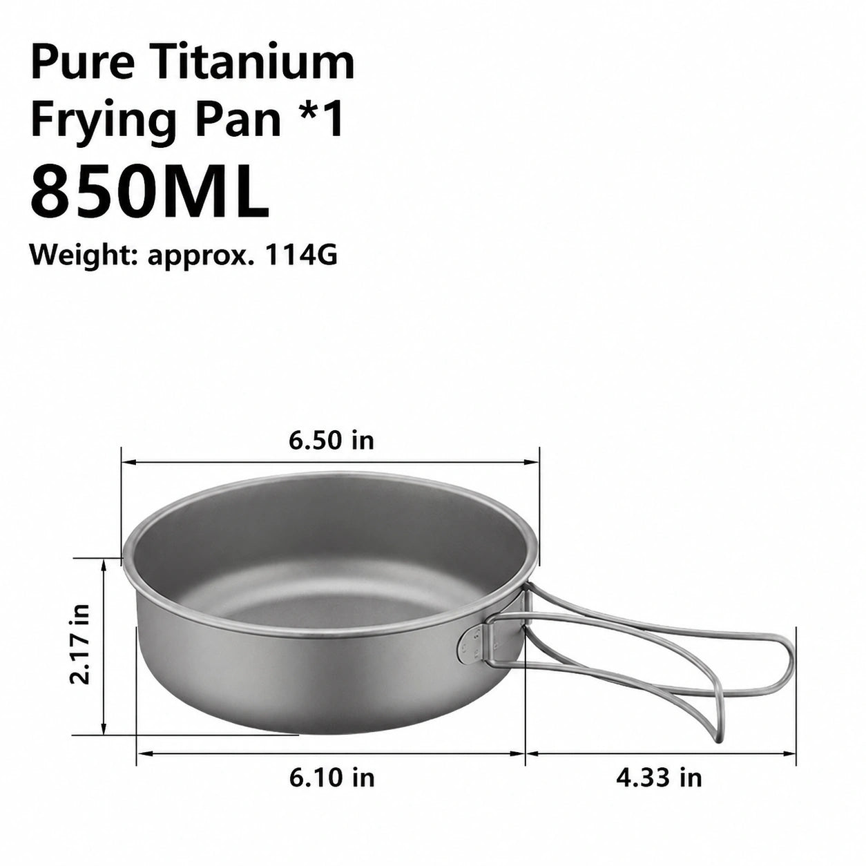 Titanium Frying Pan and Soup Pot