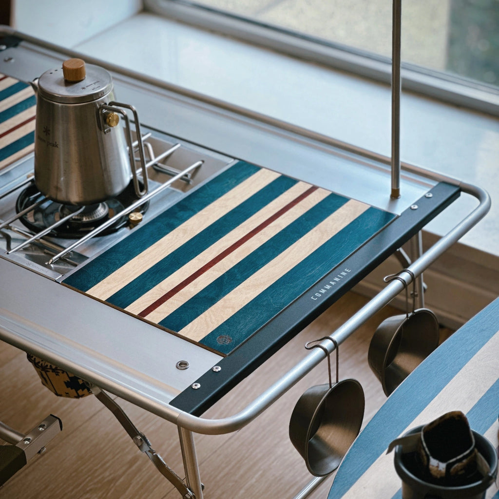 IGT Table Board – Blue Striped Wood Full/Half Unit Option