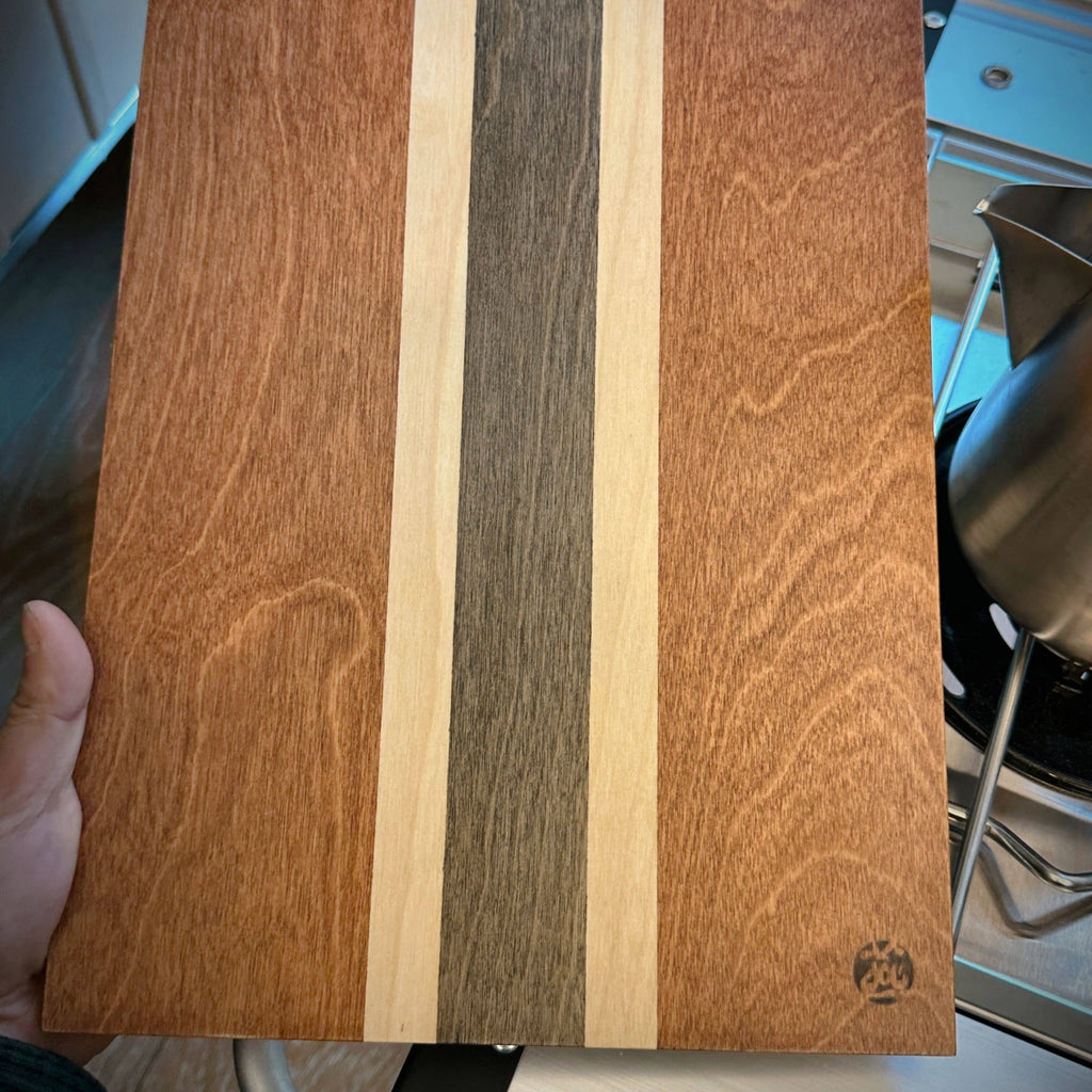 IGT Modular Wood Table Board – Brown Striped 1-Unit & Half-Unit