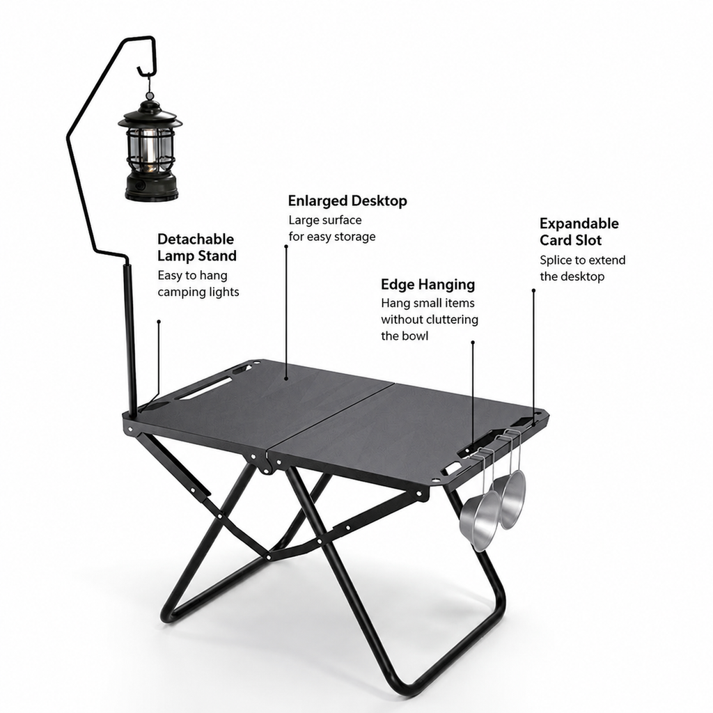 Portable IGT Folding Camp Table
