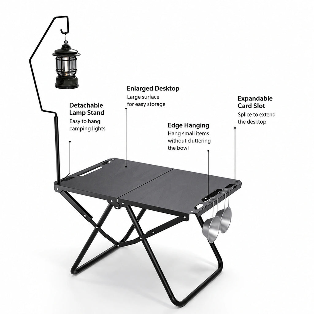 Portable IGT Folding Camp Table