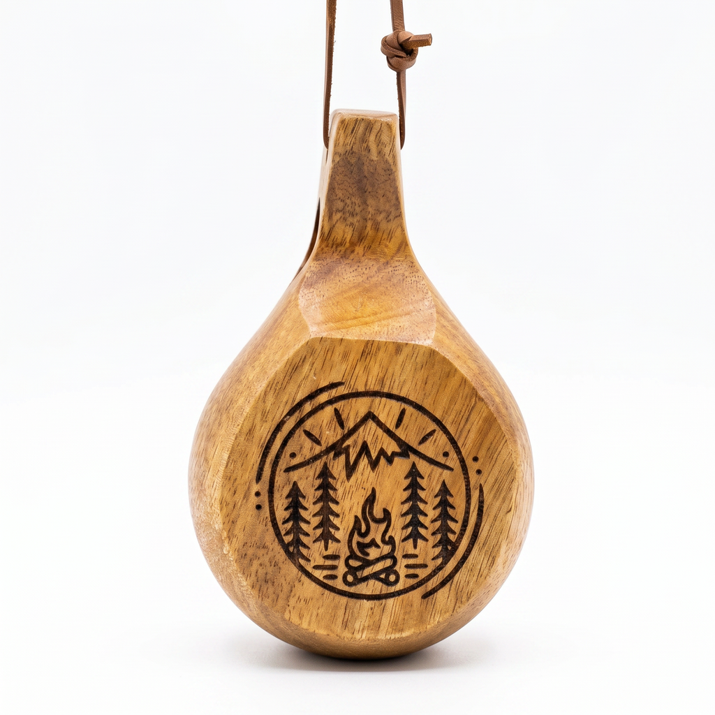 Hand Carved Acacia Wood Kuksa Cup