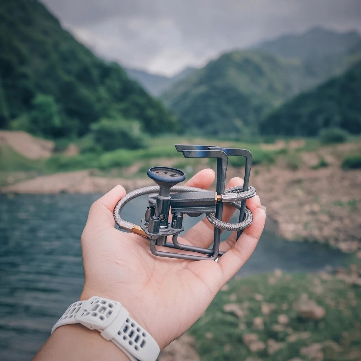 Titanium Remote Camping Stove
