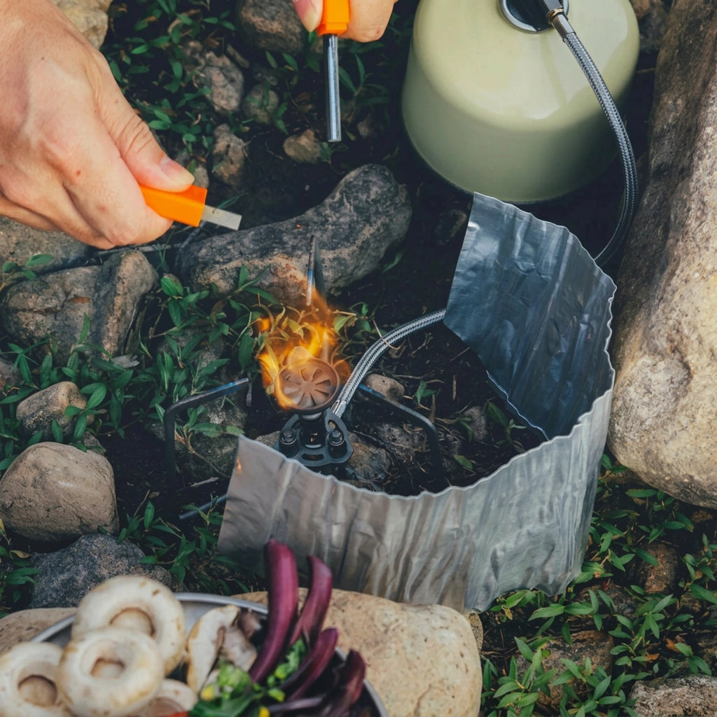 Titanium Remote Camping Stove